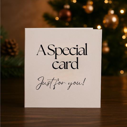 Just for you card
